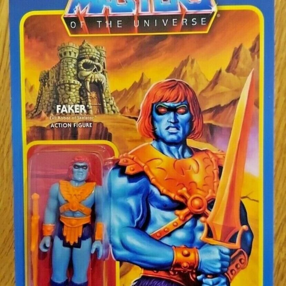 Super7 MOTU Leo Faker Masters of the Universe ReAction Figure New Sealed Power Con